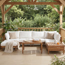TOPMAX 8-Piece Acacia Wood Outdoor Patio Sofa Set by HouseOfZazla
