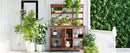 TOPMAX 66" Large Outdoor Farmhouse Wooden Potting Bench Table