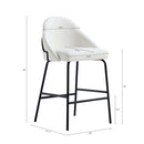Gracie - Upholstered Counter Stool by HouseOfZazla