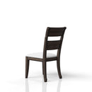Upholstered Seat Side Chair - Chocolate