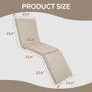 Outdoor Chaise Lounge Cushions Set of 2