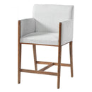 24'' Seat Height Upholstered Counter Stools with Arms for Kitchen Island/Dining Room, Set of 2 by HouseOfZazla