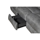 Hudson - Motion Sofa Pillow Top Arms Reclining Comfort - Gray by HouseOfZazla