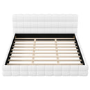Upholstered Platform Bed With Headboard by HouseOfZazla