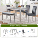 Dining Table Set, Table With A Rectangular Table And Upholstered Chairs by HouseOfZazla