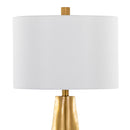 Pompeii - Contemporary Table Lamp - Gold / White by HouseOfZazla