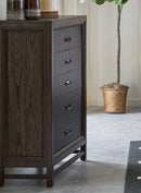 5 Drawer Chest, 2 Tone - Brown by HouseOfZazla