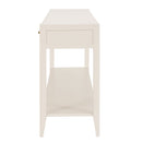 U Style 60" Painted Console Table with 3 Drawers