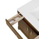 James Martin Bellshire 96" Double Bathroom Vanity, Honey Oak