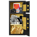 Large Double Door Coin Operated Safe, Digital Security Safe With Fireproof And Waterproof Bag by HouseOfZazla