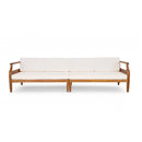 Aston 4 Seater Left and Right Acacia Wood Sofa Set