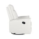 360 Degree Swivel Recliner Manual Recliner Chair Theater Recliner Sofa for Living Room, Beige