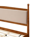 King Size Upholstered Platform Bed Frame
