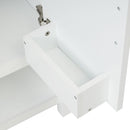 Elegant Bathroom Vanity With Ceramic Sink And Versatile Storage by HouseOfZazla