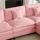 Modular Sectional Sofa - 110 Inch L Shaped Couch Set