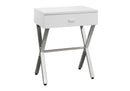 Accent Side X Table With Storage Drawer by HouseOfZazla