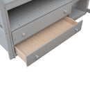 Modern Loft Bed With Built In Desk, Shelves, And 2 Drawers by HouseOfZazla