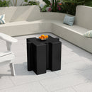 3-Piece Artistic Puzzle Table Set, Modular MGO Side Tables by HouseOfZazla