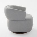 Swivel Barrel Accent Oversized Club Chair by HouseOfZazla