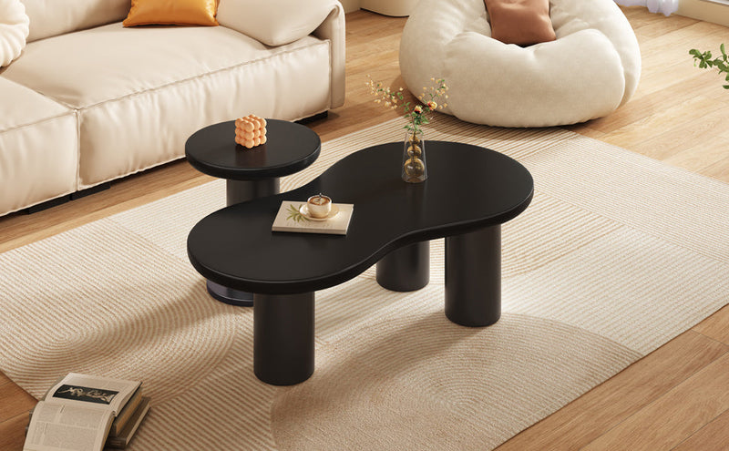 Walker Edison | Cloud Shape Nesting Coffee Table Set of 2