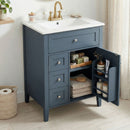 Bathroom Vanity With Sink, Soft Closing Cabinet