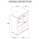Anzio - 6 Drawer Bedroom Chest