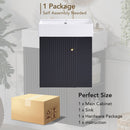 Modern Floating Bathroom Vanity With Ceramic Basin Perfect For Small Bathrooms by HouseOfZazla