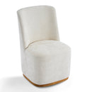 Indoor Dining Chair Set of 2, Modern Upholstered Fabric Chair