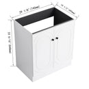 Modern Freestanding Bathroom Vanity With Soft Close Cabinet Doors by Unique Piece Furniture