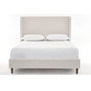 Hayden - Upholstered Wingback Bed With Tall Headboard by HouseOfZazla