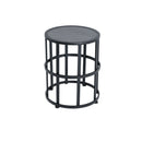 Ceramic Tile Side Table with Powder Coated Iron Frame