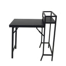3 Piece Patio Bistro Set, Patio Set Of Foldable Patio Table And Chairs, Outdoor Patio Furniture Sets - Black by HouseOfZazla