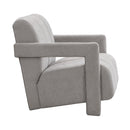 Modern Minimalist Leisure Armchair With L Shaped Armrests by HouseOfZazla