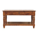 Turned Legs Drawer Table by Unique Piece Furniture