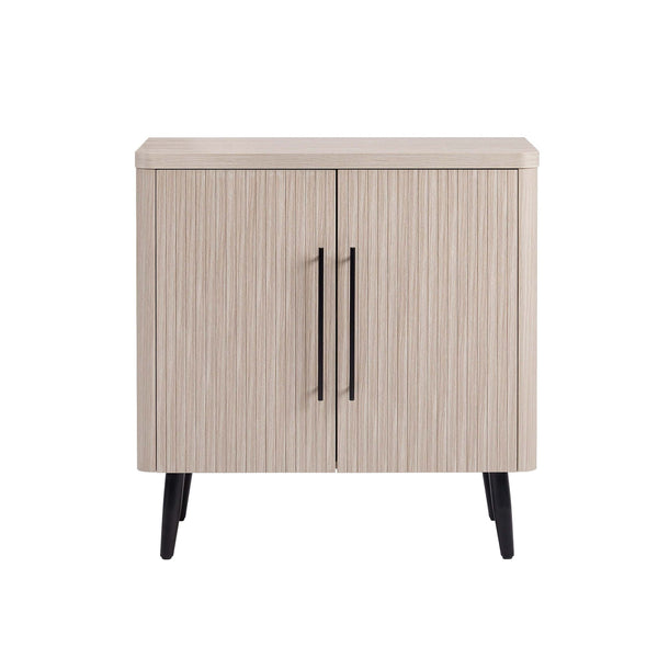 Jodie - Fluted Accent Cabinet - Oak