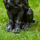 20.5" Resin Outdoor Lion Statue by HouseOfZazla