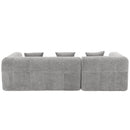 Sectional Free Combined Sofa With 2 Side Pockets by HouseOfZazla