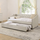 Upholstered Daybed With USB Charging & Pull Out Bed by HouseOfZazla
