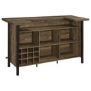 Lampton - Freestanding Home Bar - Oak by HouseOfZazla