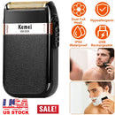 Men Electric Razor Shaver Rechargeable Cordless Beard Trimmer Dry Wet Grooming Kit Hair Clipper