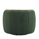 Serenizia - Upholstered Swivel Chair With Channel Tufted