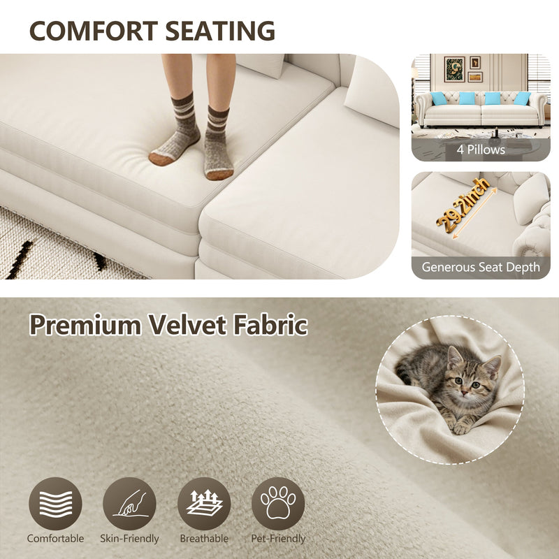 Chesterfield 3-in-1 Pull-Out Sofa Bed, photo 9 of 10