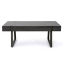 Abitha Coffee Table With Industrial Powder Coated Metal Legs by HouseOfZazla