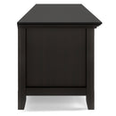 Amherst - Low TV Media Stand - Hickory Brown