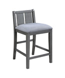 Graham - 20" Upholstered Seat Counter Height Chair (Set of 2) by HouseOfZazla
