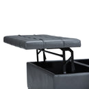 Harrison - Upholstered Coffee Table Storage Ottoman by HouseOfZazla