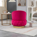 360 Degree Swivel Cuddle Barrel Accent Storage Chairs, Round Armchairs with Wide Upholstered, Fluffy Velvet Fabric Chair for Living Room, Bedroom, Office, Waiting Rooms