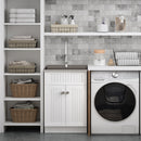 Beckham - Laundry Cabinet & Faucet And Stainless Steel Sink by HouseOfZazla