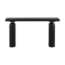 U_STYLE Chic Acacia Veneer Console Table