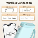 P21 Wireless Thermal Label Maker – Portable USB Printer with Paper Roll, Rechargeable & Ink-Free